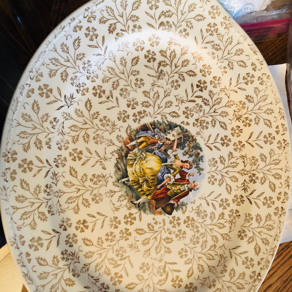 Vintage Georgian Homer Laughlin /22karat gold